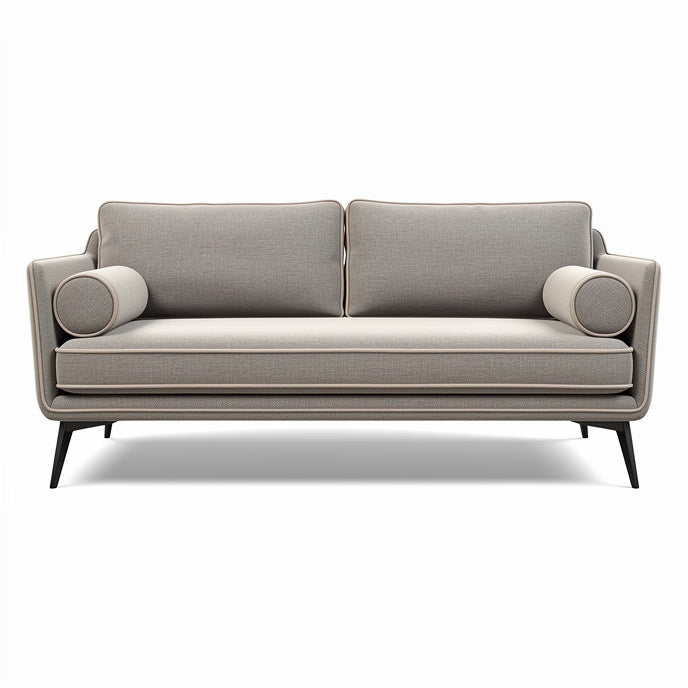 **Modern Minimalist Sofa with Seamless Design and Soft Cushions**