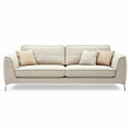 **Modern Minimalist Sofa with Accent Pillows**